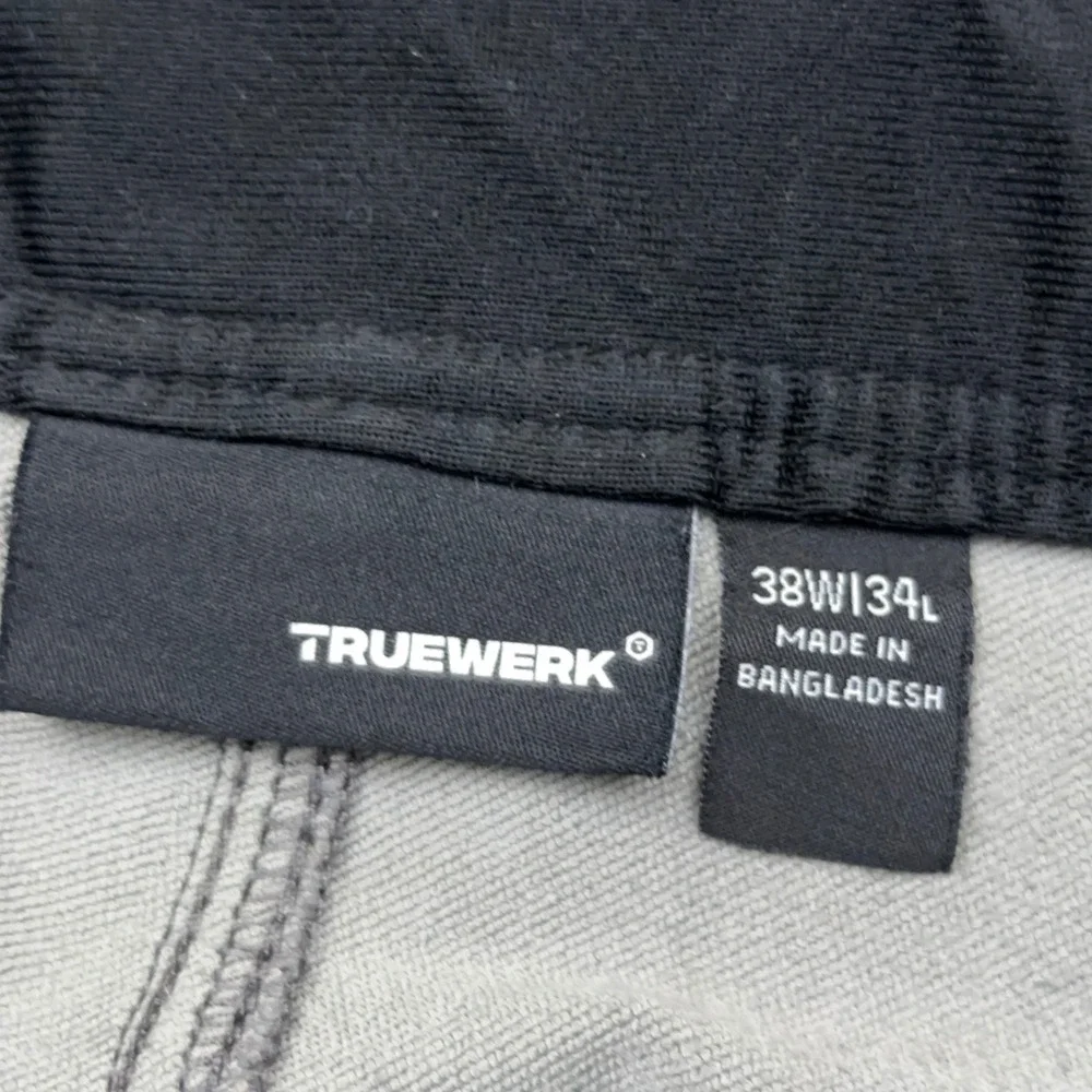 TRUEWERK T2 WerkPant Men's 38x34 Deep Grey Straight Stretch Technical Work Pant